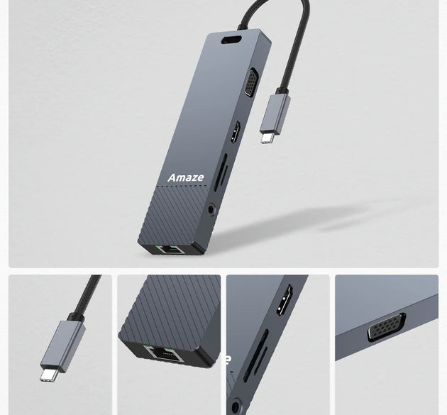 Amaze Alloy Series 11 in 1 Multiport Hub - A3211