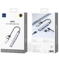WIWU ZOLO 5 IN 1 USB C/A HUB Techware Solutions