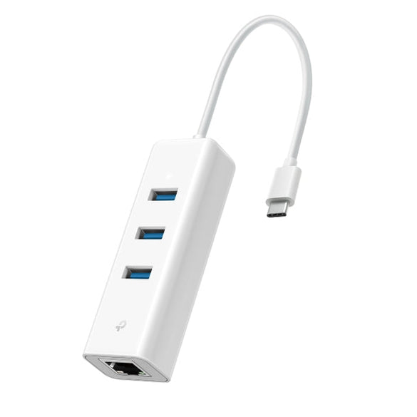 TP-LINK USB TYPE C TO 3 PORT & ETHERNET ADAPTER Techware Solutions