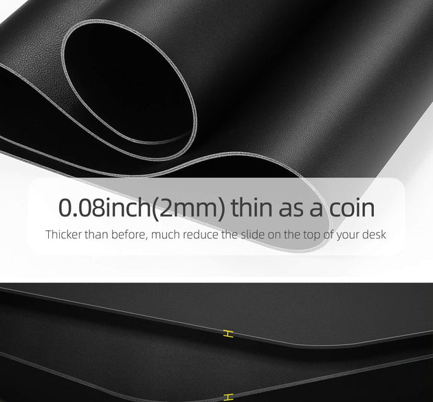 Double Face PU Leather Desk Mat