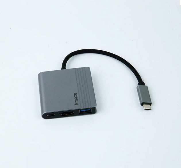 Amaze Aluminum Alloy 3 in 1  Multiport Hub - A320